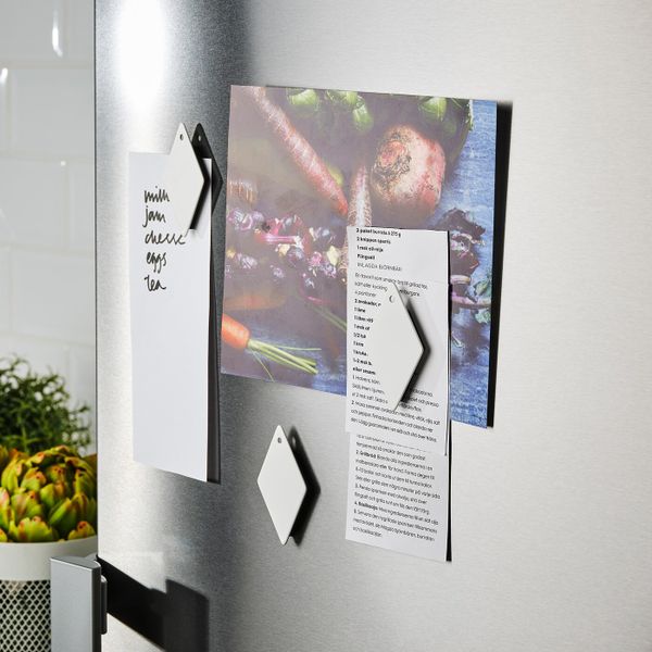 Магнит, белый IKEA TOTEBO ТОТЭБО 104.701.75 - схема-чертеж с размерами