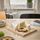 Доска разделочная, для сервировки, бук, 29x22 см IKEA KRUSTISTEL 605.842.21