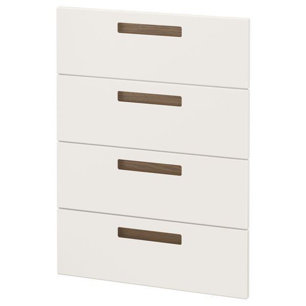 4 фронтальных панели для посудомоечной машины МЕТОД, Мэрста белый (60 см) - схема-чертеж с размерами