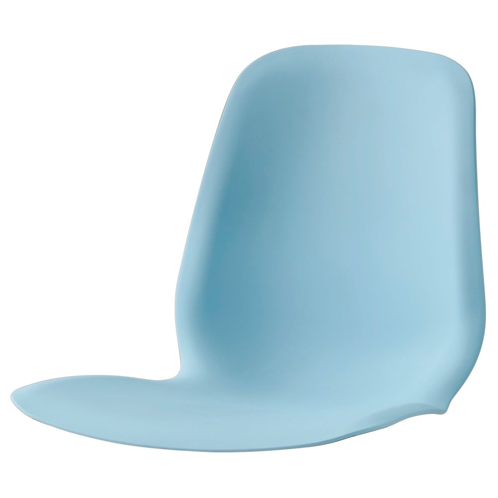 Сиденье со спинкой ЛЕЙФ-АРНЕ, голубой - схема-чертеж с размерами