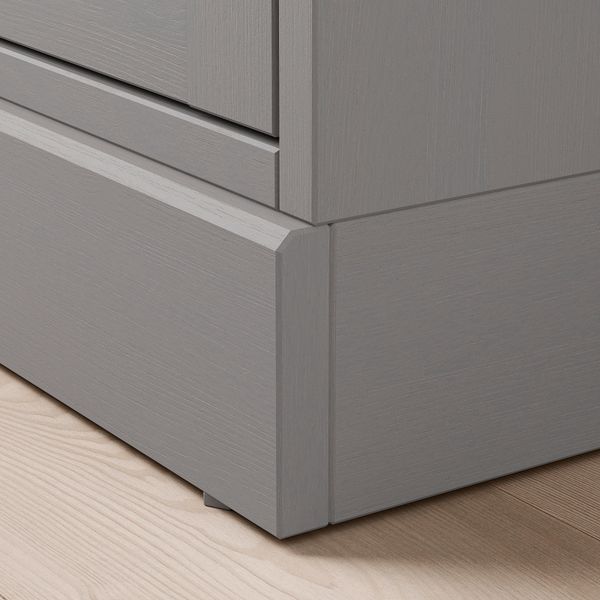 Шкаф-витрина с цоколем, 121x37x134 cm IKEA HAVSTA ХАВСТА 392.751.16 - фото 8