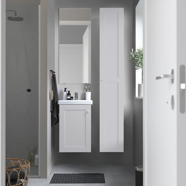 IKEA в интерьере ванной - схема-чертеж с размерами