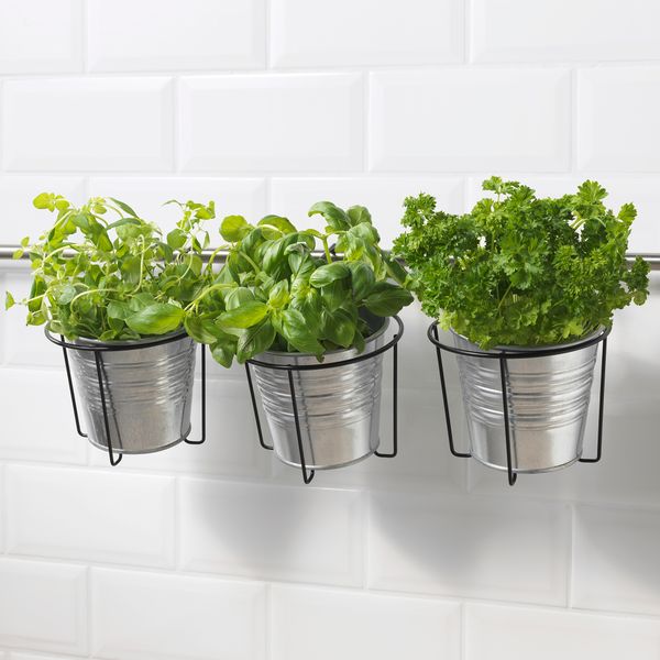 Держатель для кашпо, 16 см, для дома, улицы черный IKEA SVARTPEPPAR СВАРТПЕППАР 005.356.48 - фото 4