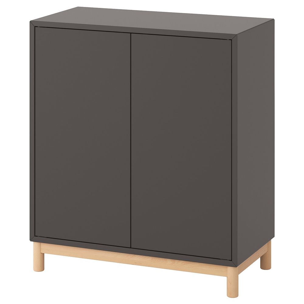 Комбинация шкафов с ножками, темно-серый 70x35x80 см IKEA ЭКЕТ 592.864.73 - фото 1