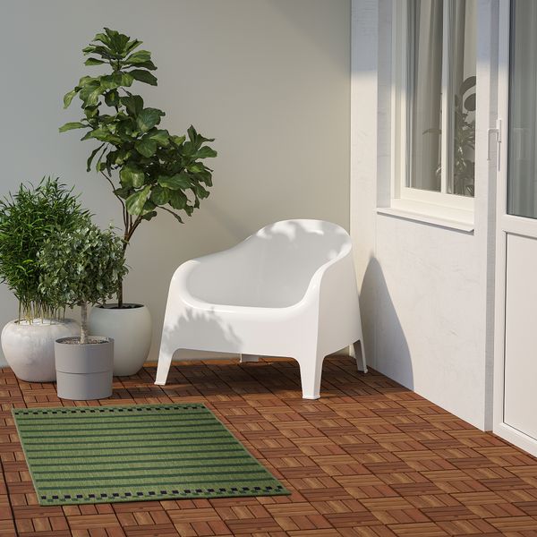 Ковер безворсовый, для дома, улицы IKEA KORSNING 005.532.32 - схема-чертеж с размерами