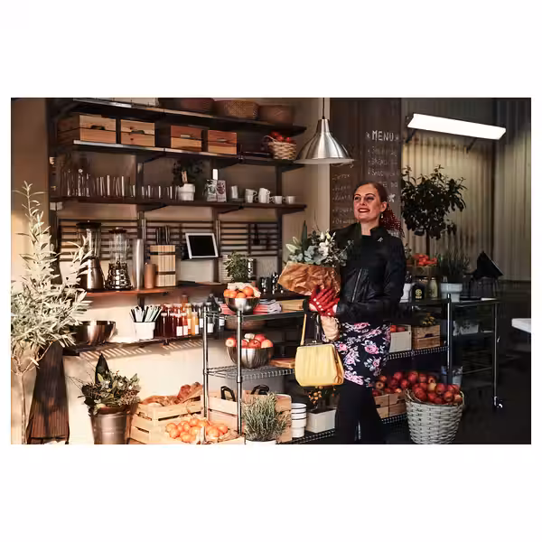 KUNGSFORS Накладная шина/полка/решетка - нержавеющ сталь/ясень - схема-чертеж с размерами