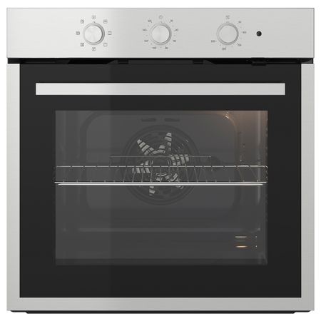 Духовка с горячим обдувом, цвет нержавеющей стали IKEA MATÄLSKARE МАТЭЛСКАРЕ 903.687.82