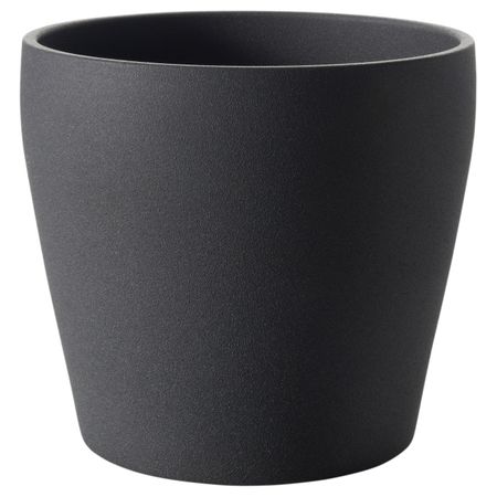 Кашпо, темно-серый 12 см IKEA PERSILLADE ПЕРСИЛЛАДЕ 004.509.98