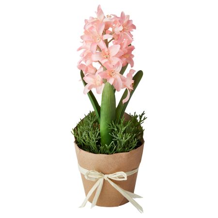 Искусственное растение в горшке ФЕЙКА, Гиацинт розовый (9 см)