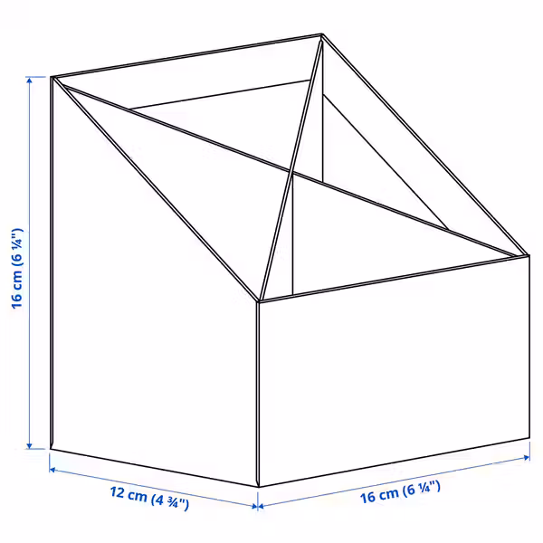 IKEA, дополнительный ракурс - схема-чертеж с размерами