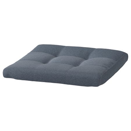 Подушка-сиденье на табурет для ног, Gunnared синий, 55x50 см IKEA POÄNG ПОЭНГ 805.605.54