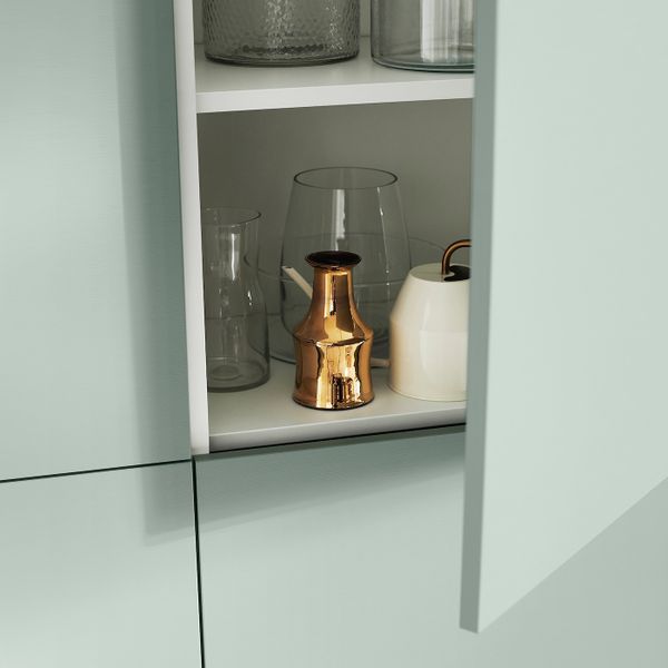 Комбинация для хранения с дверцами, белый/Хёртвикен бледный серо-зеленый 120x42x193 см IKEA BESTÅ БЕСТО 894.357.92 - фото 6