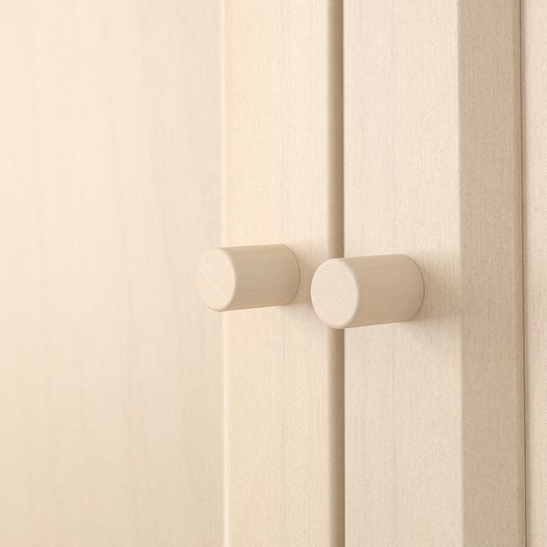 Стеллаж с дверьми, под березу, 80x30x202 см IKEA BILLY БИЛЛИ, OXBERG ОКСБЕРГ 994.833.63 - фото 5