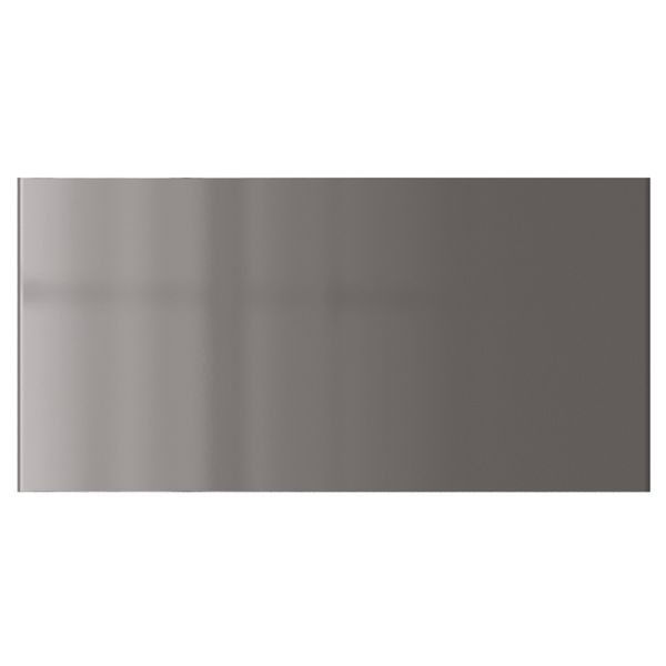 Фронтальная панель ящика РИНГУЛЬТ, глянцевый серый - схема-чертеж с размерами