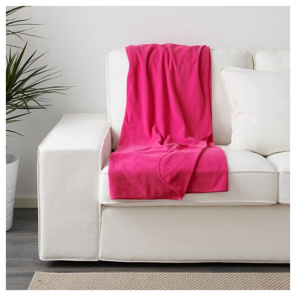 Плед СКУГСКЛОКА, малиновый (130x170 см) - фото 3