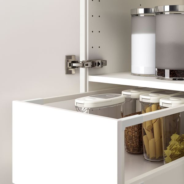 Петля мебельная, 153 ° IKEA УТРУСТА 103.681.49 - схема-чертеж с размерами