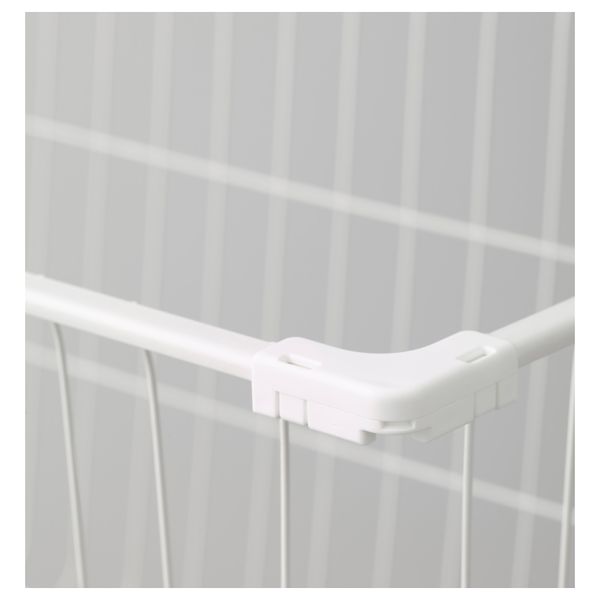 Проволочная корзина АЛЬГОТ, белый (38x60x29 см) - схема-чертеж с размерами