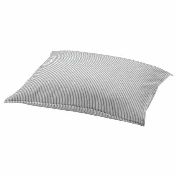 SOLFIBBLA СОЛФИББЛА Наволочка - белый зеленый/полоска 50x60 см - фото 1