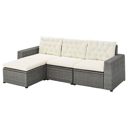 3-местный модульный диван, садовый IKEA SOLLERÖN СОЛЛЕРОН 293.036.24