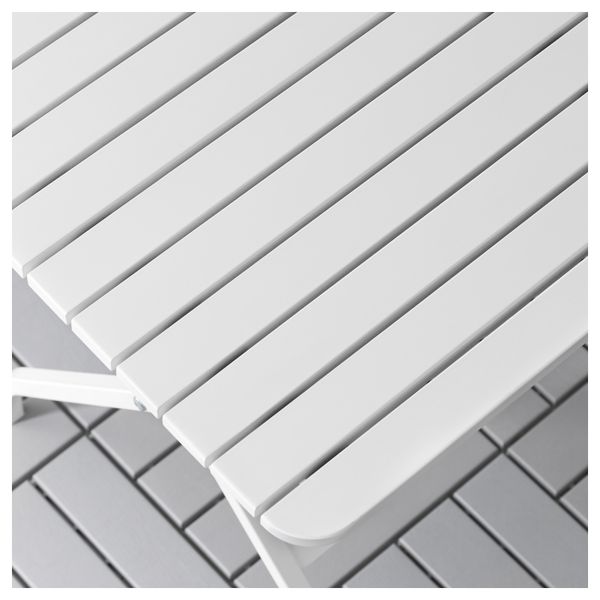 Садовый стол МЭЛАРО, белый (80x62 см) - фото 3