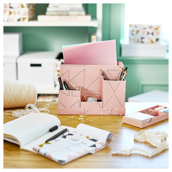 Блокнот для записей ЛАНКМОЙ, белый черный, розовый (17x13 см) - схема-чертеж с размерами