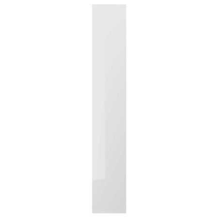 Накладная панель, глянцевый светло-серый 39x240 см IKEA RINGHULT РИНГУЛЬТ 103.547.41