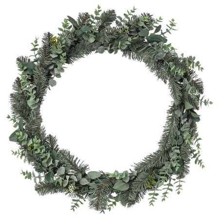 Искусственный венок СМИККА, зеленый (60 см)