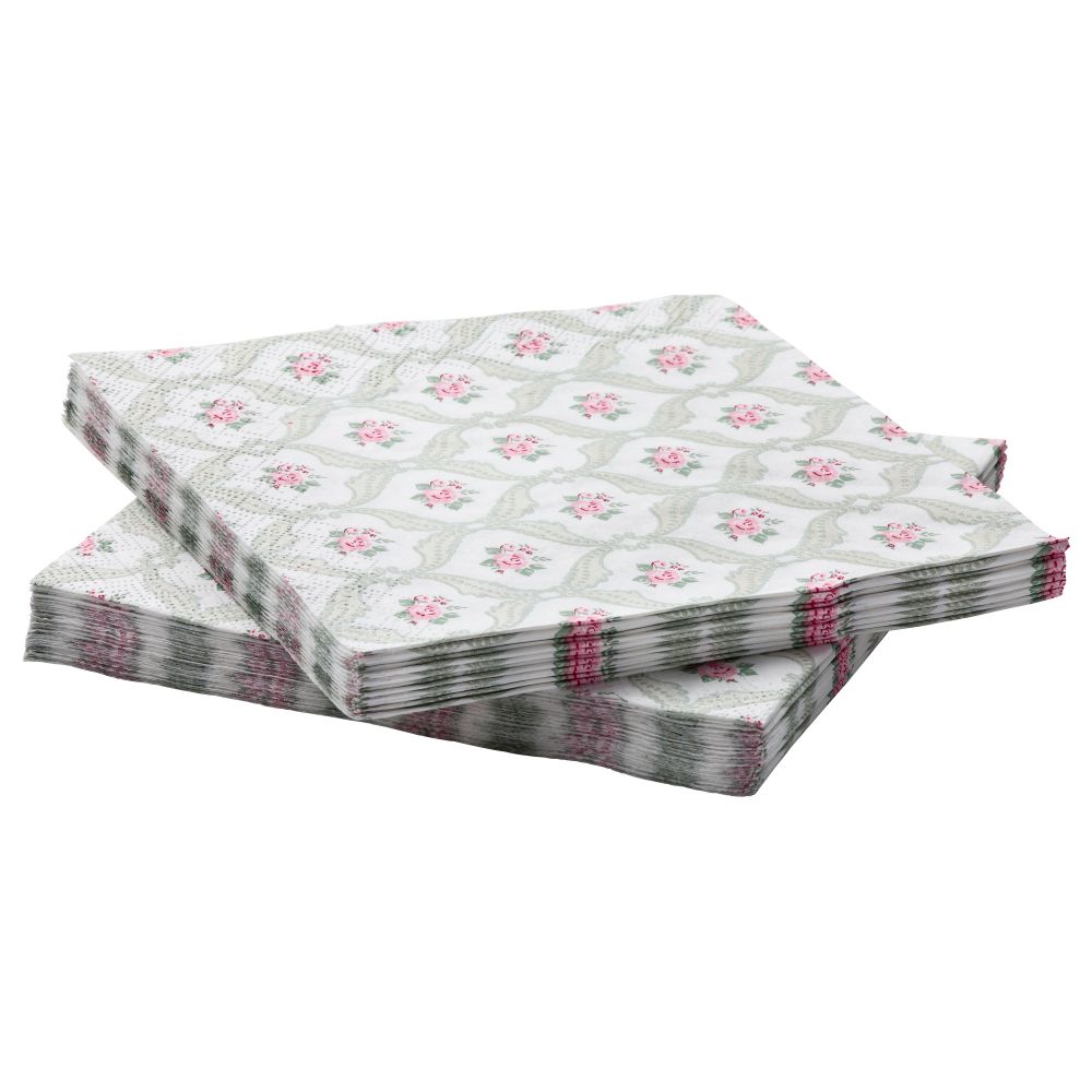 Салфетка бумажная ФЁРВЭНТАД, цветок (33x33 см) - фото 1