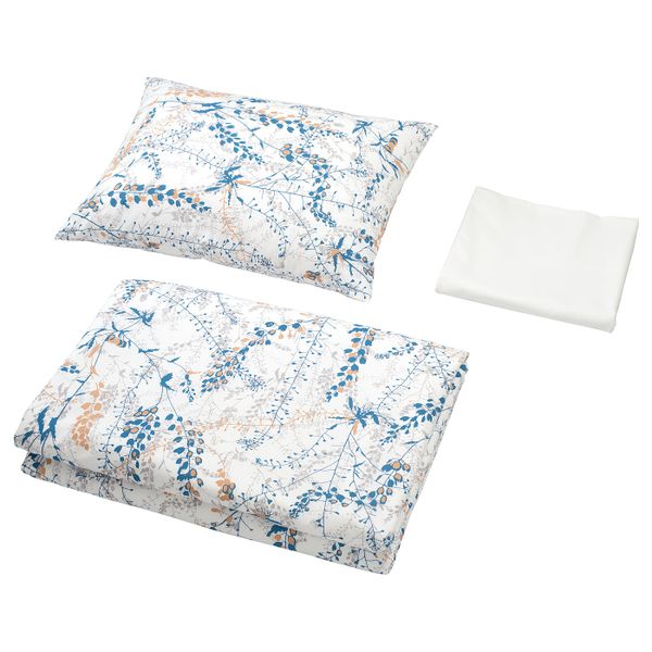 Комплект постельного белья,3 предм., цветок 150x200/50x70 см IKEA BENVED БЕНВЕД 304.559.18 - фото 2