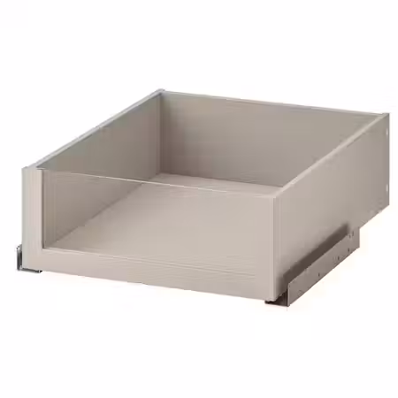 KOMPLEMENT Ящик со стеклянной фронтал панелью - серо-бежевый 50x58 см