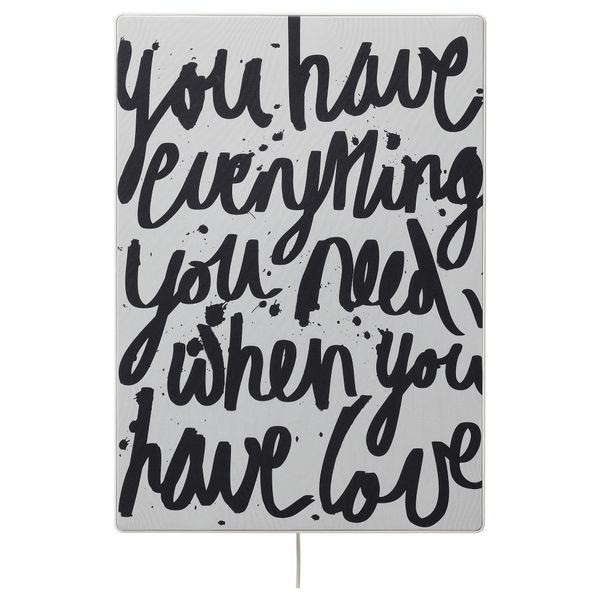 Панель для рамы с динамиком, Любовь — это все IKEA SYRLIG СИРЛИГMFONISK 905.212.70 - фото 2