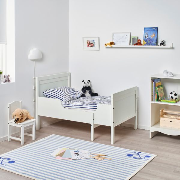 Раздвижная кровать с реечным дном, белый 80x200 см IKEA SUNDVIK СУНДВИК 893.385.45 - фото 7