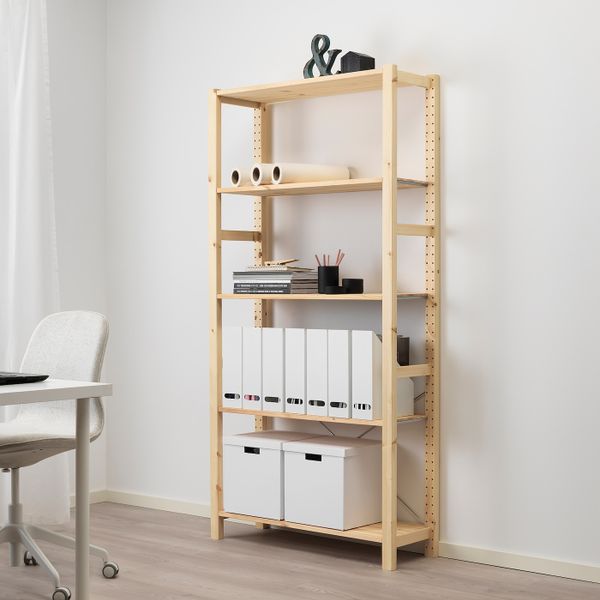 Стеллаж, сосна 89x30x179 см IKEA IVAR ИВАР 673.225.09 - фото 2