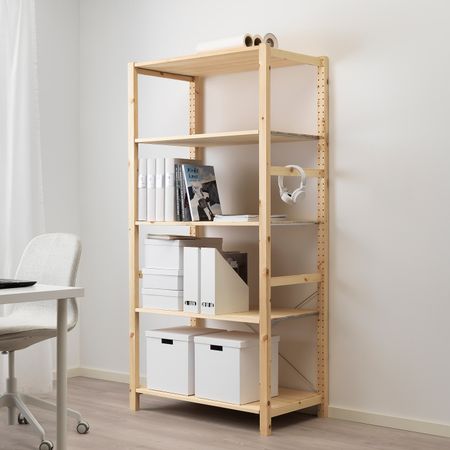 Стеллаж, сосна 89x50x179 см IKEA IVAR ИВАР 292.513.47