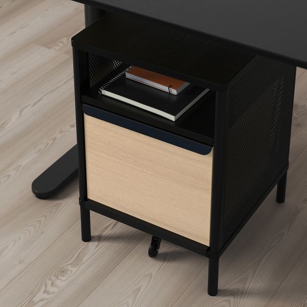 Модуль с электронным замком, сетка черный 41x61 см IKEA BEKANT БЕКАНТ 092.865.12 - фото 5