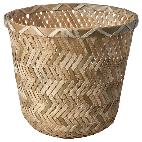 Кашпо, ручная работа бамбук, 15 см IKEA KLYNNON 605.164.06 - фото 2