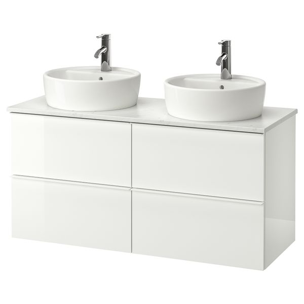 Шкаф под раковину, столешница 45, раковина IKEA GODMORGON ГОДМОРГОН, TOLKEN ТОЛКЕН, TÖRNVIKEN ТОРНВИКЕН 393.087.01 - фото 2