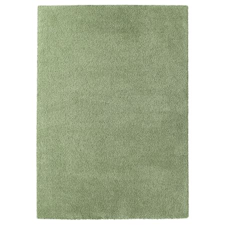 Ковер, длинный ворс ОДУМ, светло-зеленый