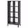 KALLAX Стеллаж с основанием - черно-коричневый/чёрный 77x164 см