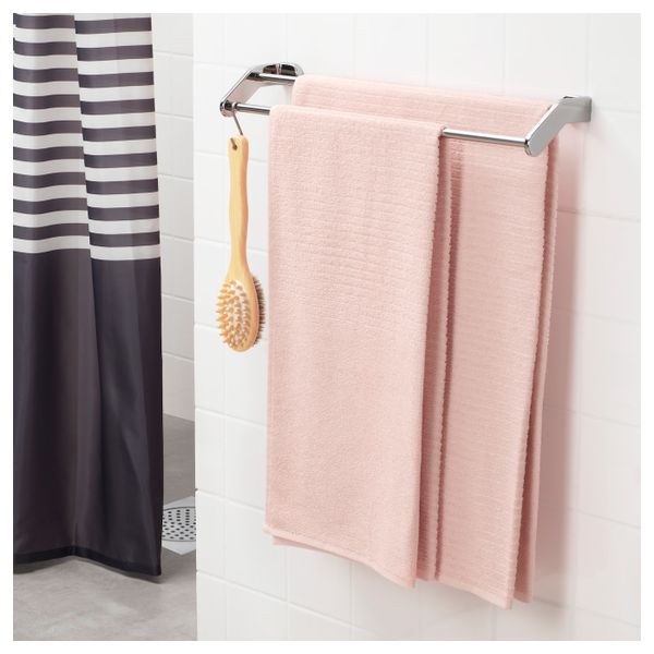 Простыня банная, бледно-розовый, 100x150 см IKEA ВОГШЁН 003.536.43 - схема-чертеж с размерами