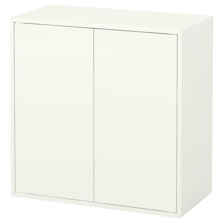 EKET Шкаф с 2 дверцами и 1 полкой - белый 70x35x70 см