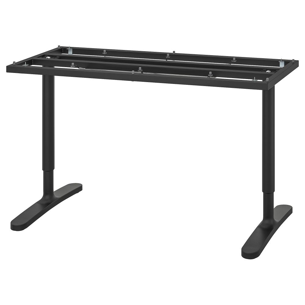 Подстолье для столешницы, 140x60 см, черный IKEA BEKANT БЕКАНТ 302.553.25 - фото 1