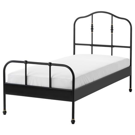 Каркас кровати, черный/Леирсунд 90x200 см IKEA SAGSTUA САГСТУА 692.688.50