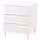 PLATSA Комод с 3 ящиками - белый/Sannidal белый 60x57x73 см