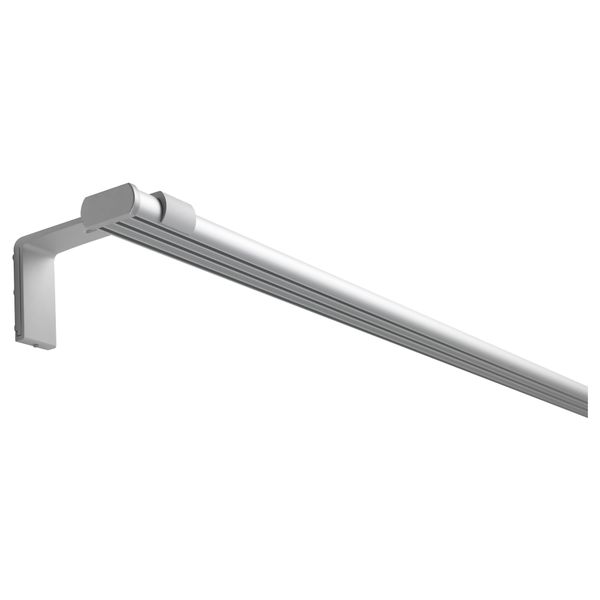 Гардинная шина, тройная КВАРТАЛ, цвет алюминия (140 см) - фото 3