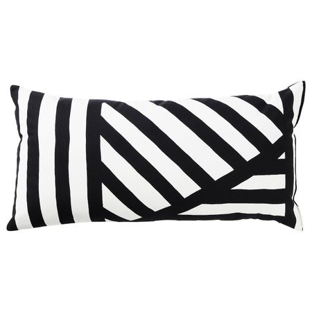 Подушка, черный-белый 30x60 см IKEA SKÄRVFRÖ СВЭРВФРО 204.258.37