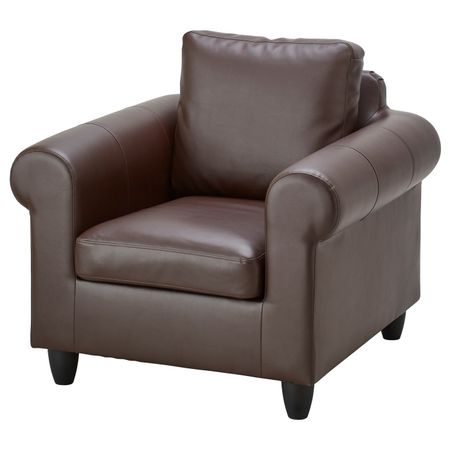 Кресло, Кимстад темно-коричневый IKEA ФИКСХУЛЬТ 203.531.90