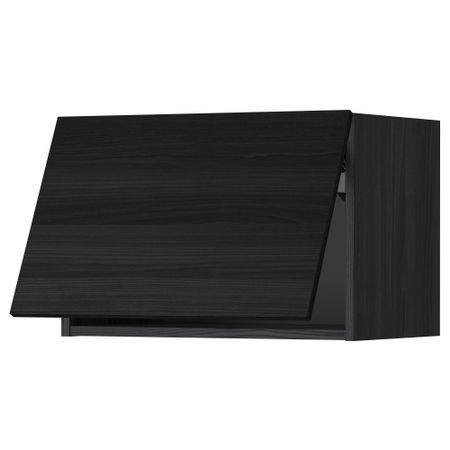 Горизонтальный навесной шкаф МЕТОД, черный, Тингсрид черный
