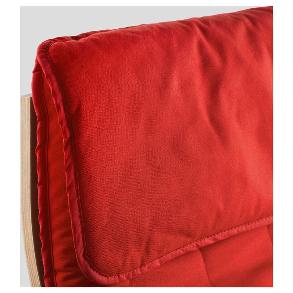 Кресло ПОЭНГ, дубовый шпон, Ранста красный - фото 4