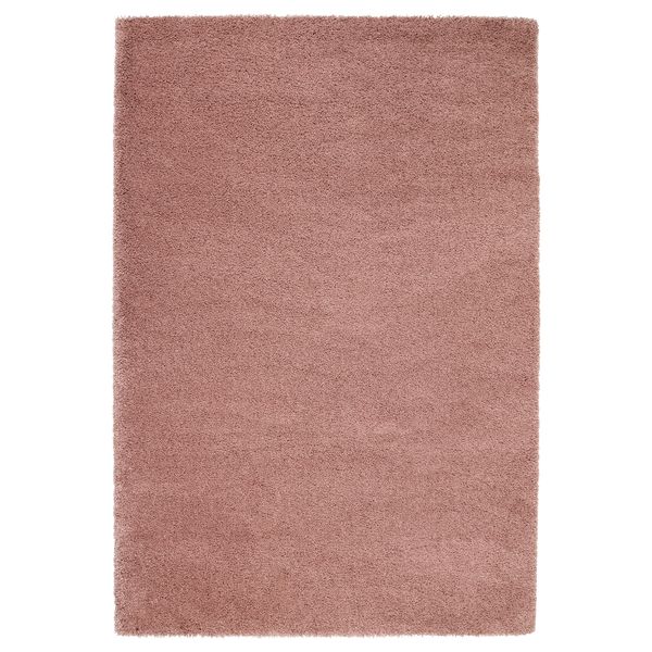 Ковер, длинный ворс ОДУМ, светлый коричнево-розовый - фото 1
